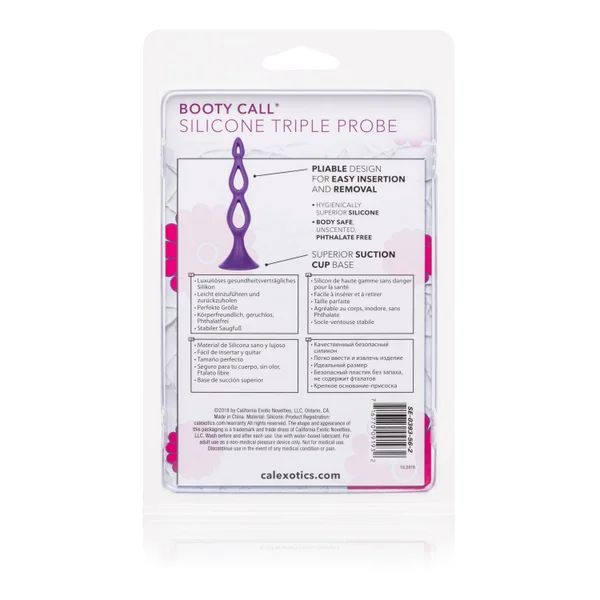 Booty Call Silicone Triple Probe - Purple — image 14 of 18