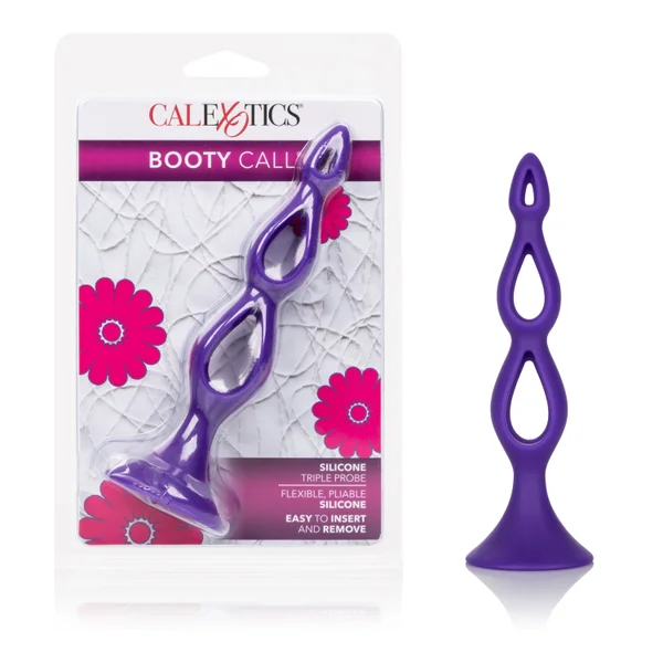 Booty Call Silicone Triple Probe - Purple — image 15 of 18