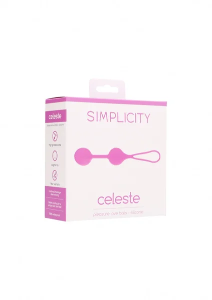 CELESTE pleasure love balls - Pink — image 6 of 6