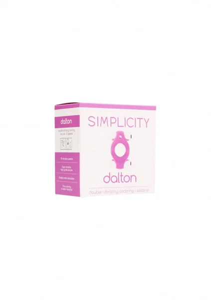 DALTON double vibrating cockring - Pink — image 6 of 6