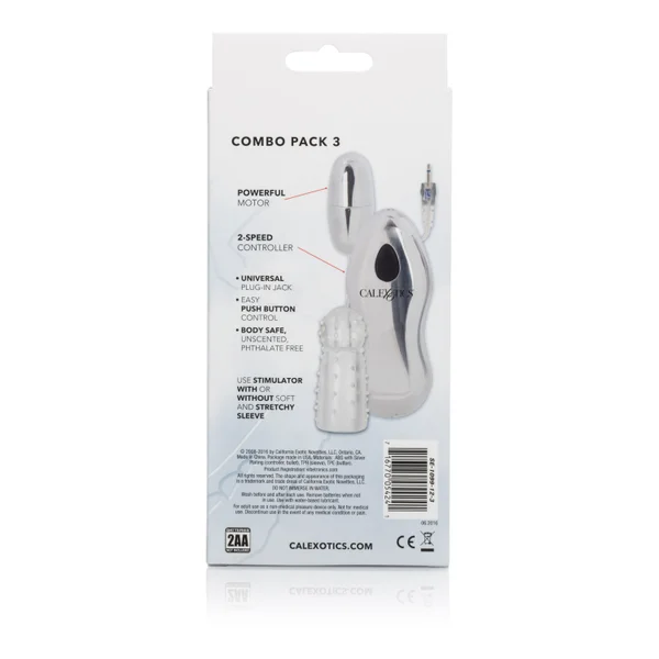 Sterling Collection Silver Bullet With 2-Speed  Controller Plus Sleeve — image 11 of 14