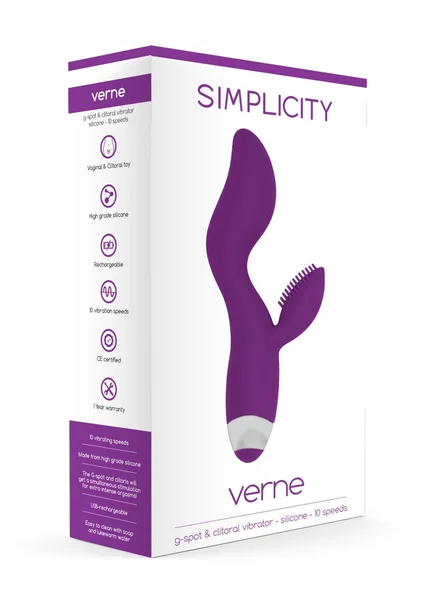 VERNE G-spot & Clitoral vibrator - Purple — image 6 of 7