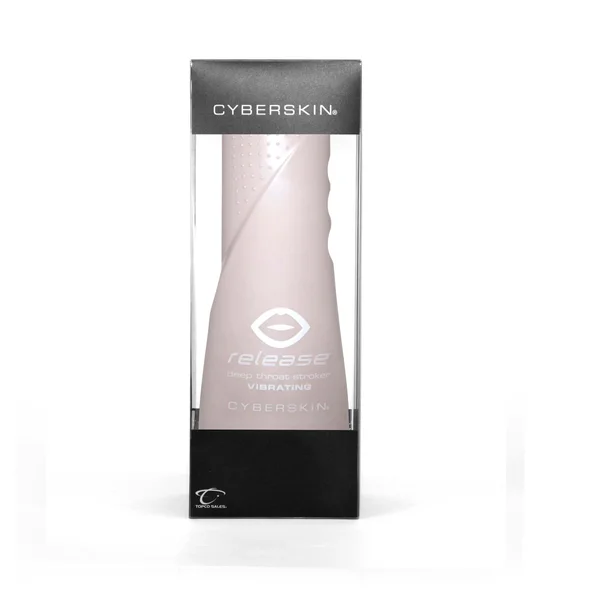 Cyberskin Release Deep Throat Stroker - Flesh -  Vibrating — image 8 of 8