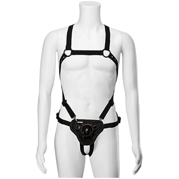 Vac-U-Lock - Chest & Suspender Harness With Plug  - Black — image 16 of 16