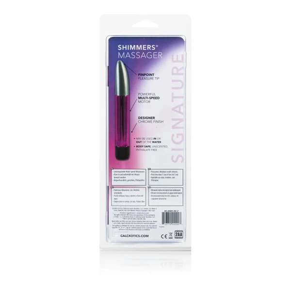 Shimmer 6.5 Inches Massager - Pink — image 16 of 19