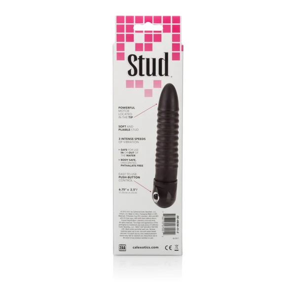 Waterproof Power Stud Ribbed Vibe - Black — image 11 of 14