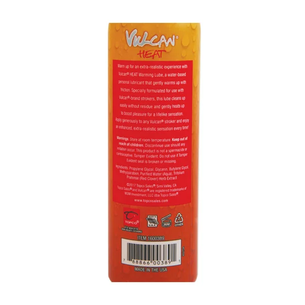 Vulcan Heat Warming Stroker Lube 6 fl oz — image 4 of 4