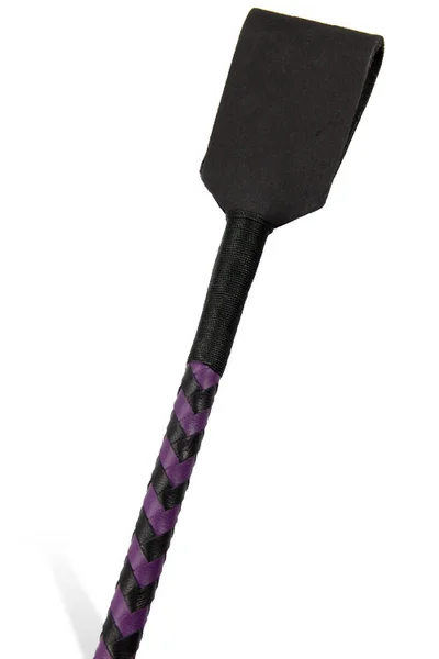 Love In Leather 20.5" Leather Riding Crop With Braided Rod — image 5 of 6