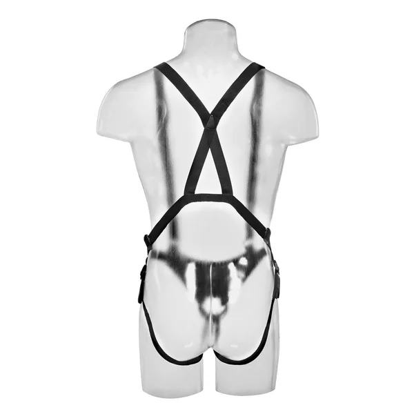 King Cock 11" Hollow Strap on Suspender System -  Flesh — image 13 of 13
