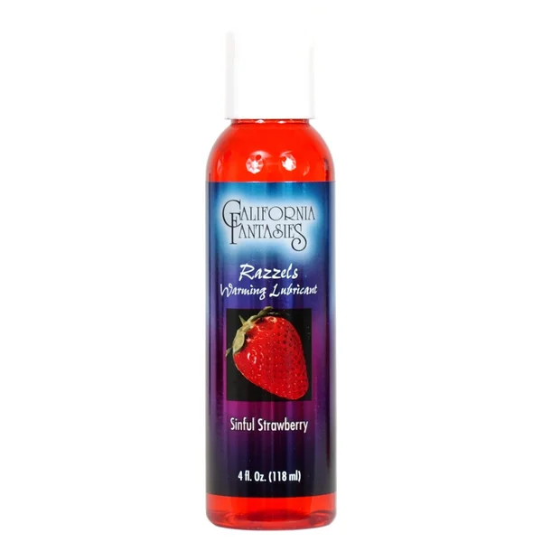 Razzels Warming Lubricant - 4 oz Sinful Strawberry — image 3 of 4