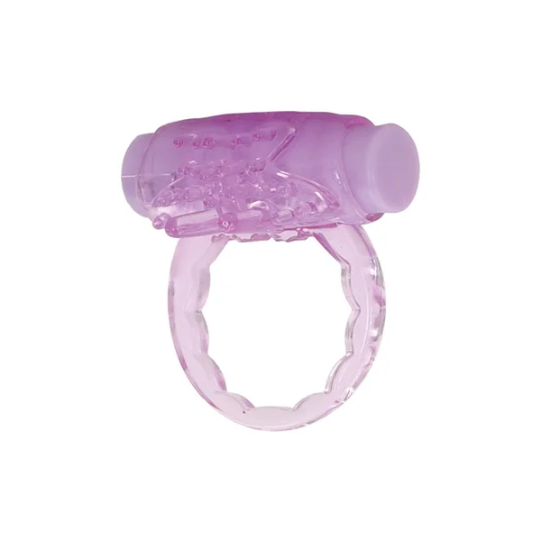 Humm Dinger Turbo Vibrating Cockring - Purple — image 3 of 4