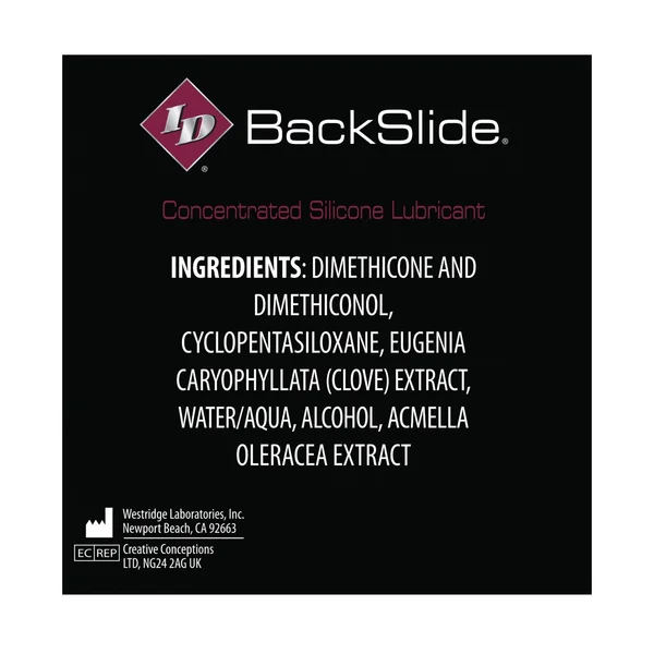 ID Backslide Anal Lubricant - .27 oz Tube Box of 4 — image 4 of 4