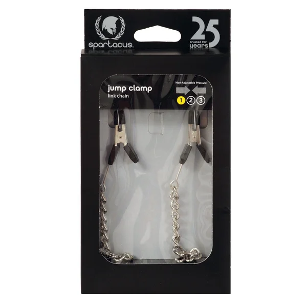 Spartacus Cable Nipple Clamps w/Silver Chain — image 3 of 4