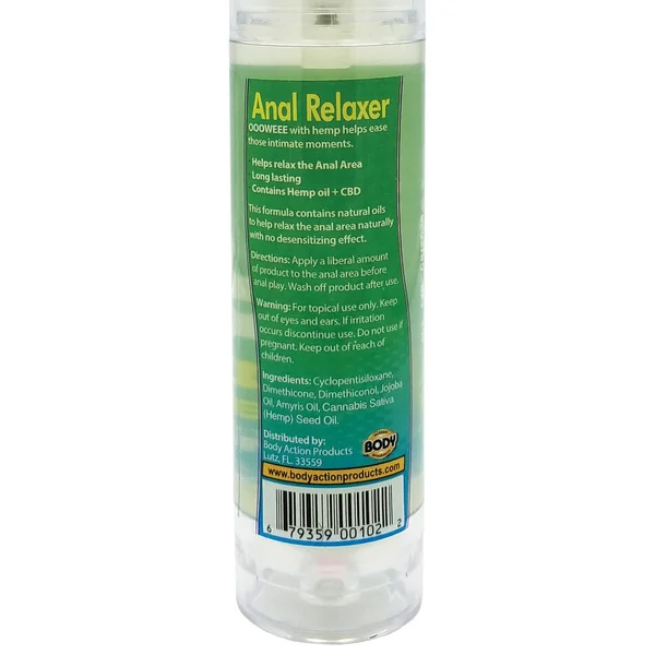 Ooowee Anal Relaxing Lubricant w/Hemp Seed Oil - 1.7 oz — image 4 of 4