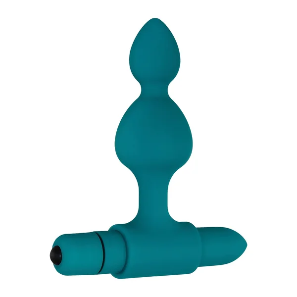 Adam & Eve Vibrating Anal Bumpy Bead Set - Teal — image 6 of 8