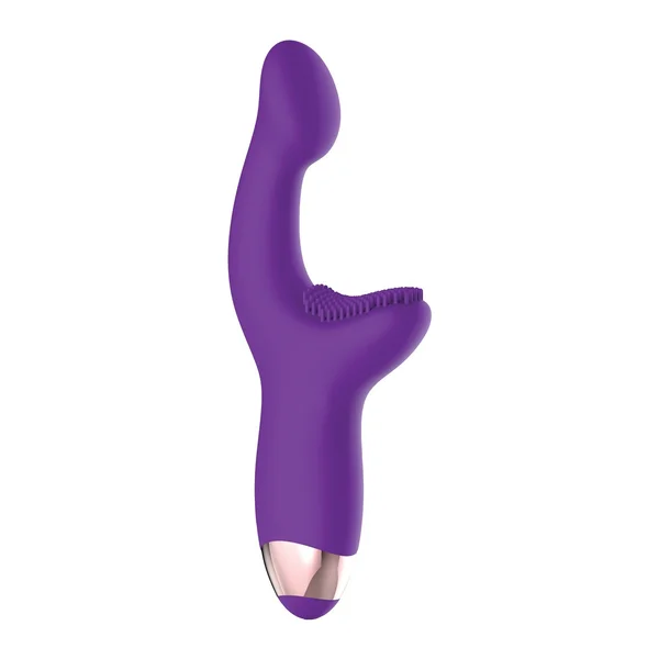 Adam & Eve Silicone G Spot Pleaser Rechargeable Dual Stim - Purple — image 16 of 16