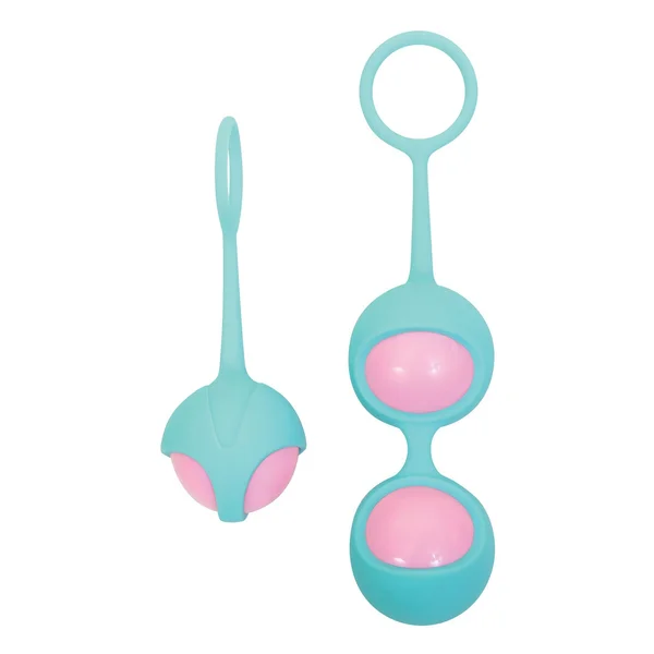 Adam & Eve Eve's Kegel Training Set - Pink/Teal — image 12 of 15