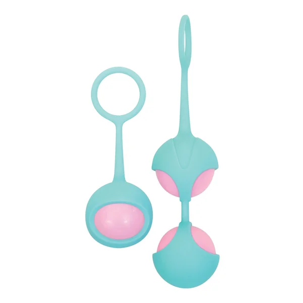 Adam & Eve Eve's Kegel Training Set - Pink/Teal — image 11 of 15