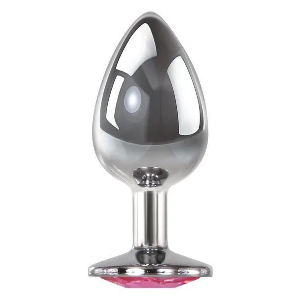 Adam & Eve Pink Gem Aluminium Anal Plug Large — image 6 of 10