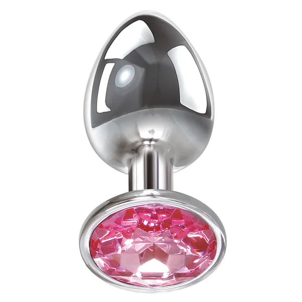 Adam & Eve Pink Gem Aluminium Anal Plug Large — image 7 of 10