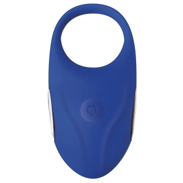 Adam & Eve Rechargeable Couples Penis Ring - Blue — image 23 of 25