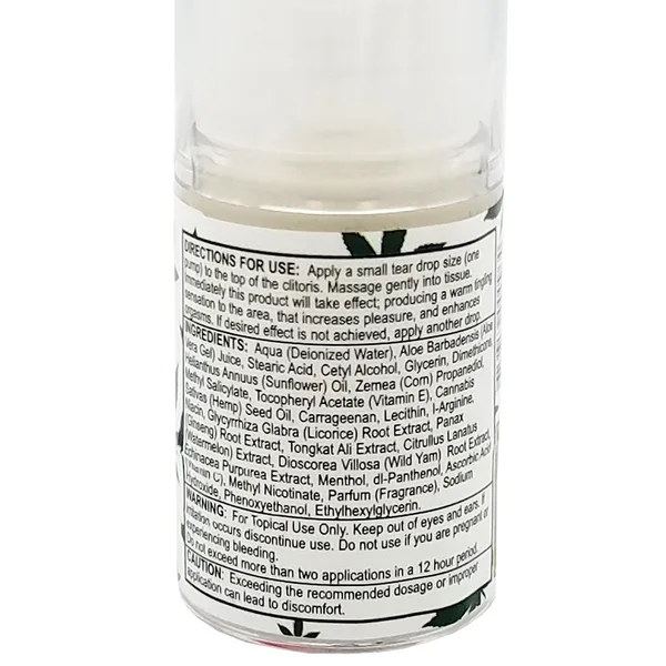 High Climax Female Stimulant w/Hemp Seed Oil - .5 oz — image 4 of 4