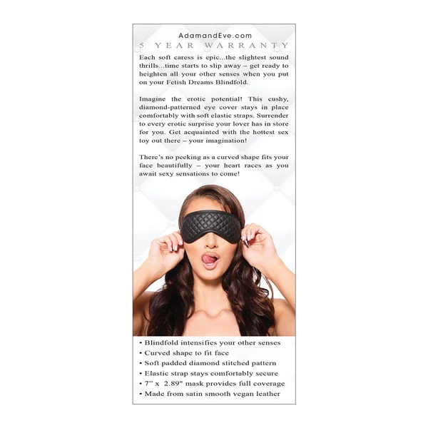 Adam & Eve's Fetish Dream Blindfold - Black — image 16 of 16