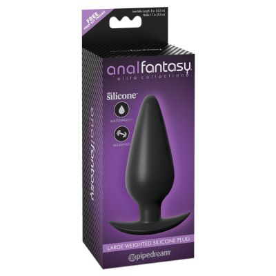 Anal Fantasy Elite Large Weighted Silicone Plug