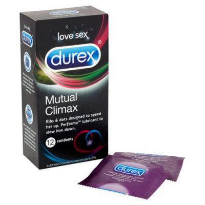 Durex Mutual Climax 12 Pack Condoms