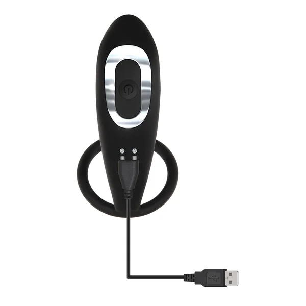 Adam & Eve Adam's Rechargeable Prostate Pleaser & C-Ring - Black — image 8 of 10