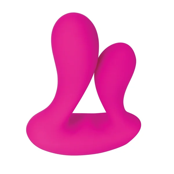 Adam & Eve Rechargeable Dual Entry Vibe w/Remote - Pink — image 14 of 16