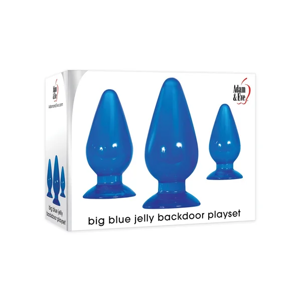 Adam & Eve Big Blue Jelly Backdoor Playset - Blue — image 6 of 6