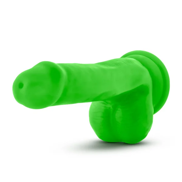 Neo - 6 Inch Dual Density Cock With Balls - Neon Green — image 20 of 21