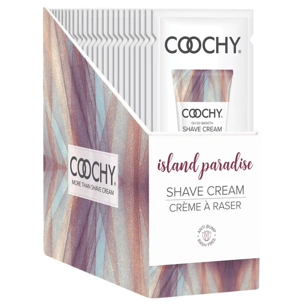Coochy Shave Cream - Island Paradise - 15 ml Foils 24 Count Display — image 4 of 6