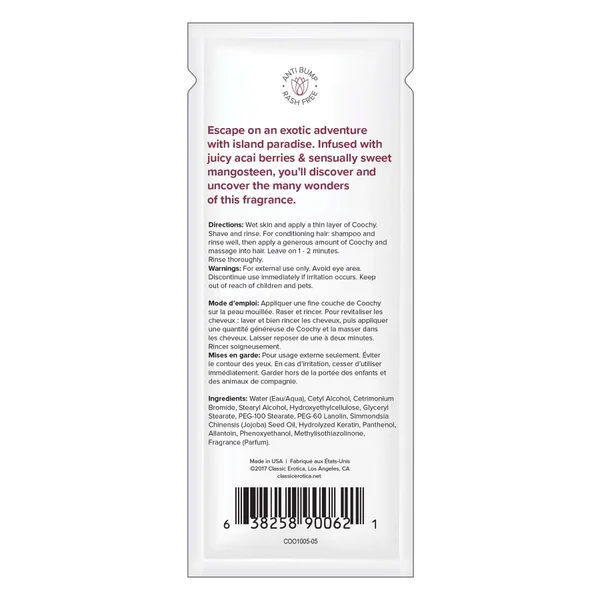 Coochy Shave Cream - Island Paradise - 15 ml Foils 24 Count Display — image 6 of 6