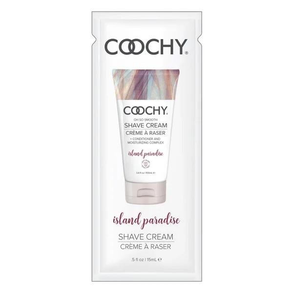 Coochy Shave Cream - Island Paradise - 15 ml Foils 24 Count Display — image 5 of 6