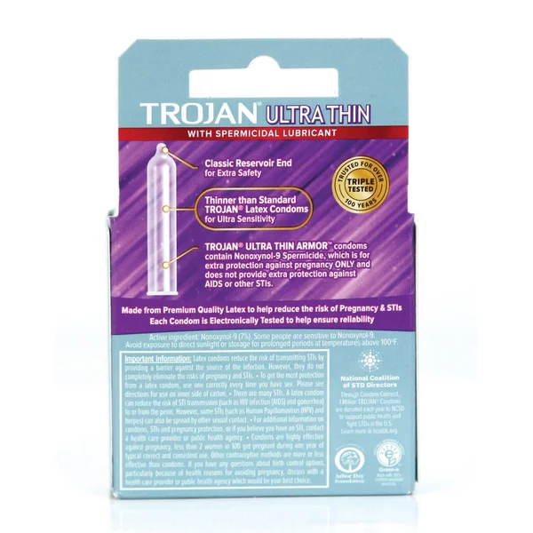 Trojan Ultra Thin Armor Spermicidal - Box of 3 — image 4 of 4