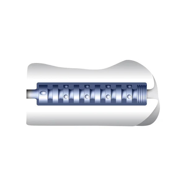 Adam & Eve Intensity Power Stroker - Clear/Blue — image 14 of 16