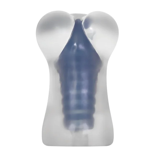 Adam & Eve Intensity Power Stroker - Clear/Blue — image 12 of 16