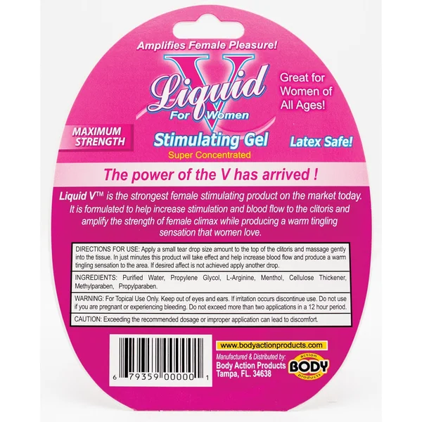 Liquid V Female Stimulant - 10 ml Bottle in Clamshell — image 4 of 4