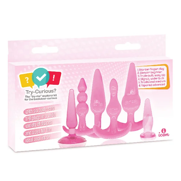 Try Curious Anal Plug Kit - Pink — image 4 of 4