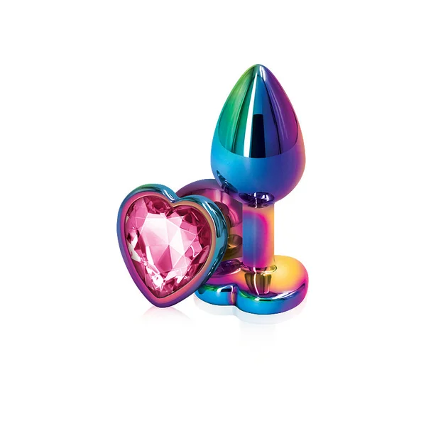 Rear Assets - Multicolor Heart - Small - Pink — image 9 of 10
