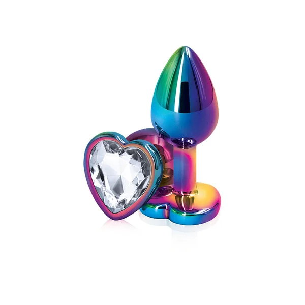 Rear Assets - Multicolor Heart - Small - Clear — image 9 of 10