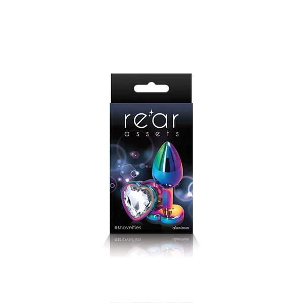 Rear Assets - Multicolor Heart - Small - Clear — image 10 of 10