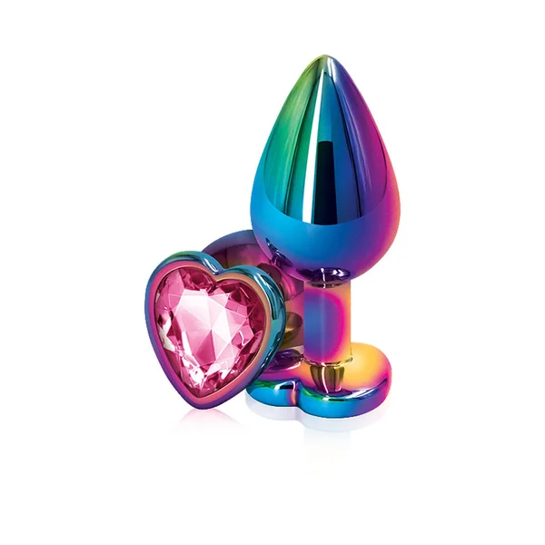 Rear Assets - Multicolor Heart - Medium - Pink — image 3 of 4