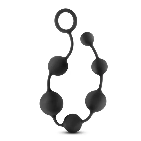 Performance - 16 Inch Silicone Anal Beads - Black — image 5 of 8