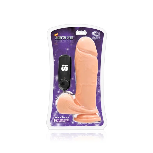 9" Thick Cock W/balls, Egg, & Suction - Vanilla — image 4 of 4