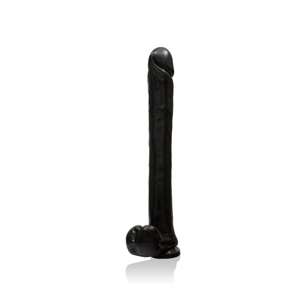 16" Exxxtreme Dong W/suction - Black — image 3 of 4