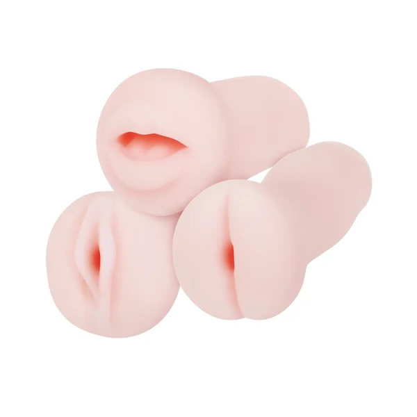 Adam & Eve Adam's Stroker Trio - Flesh — image 5 of 5