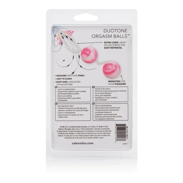 Duotone Orgasm Balls - Pink & White — image 8 of 8